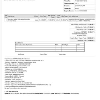 Samsung Klima Kurulum Servis Sorunu