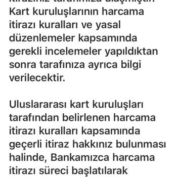 İş Bankası Kredi Kartı Harcama İtirazında 6 Aydır Sonuç Yok!
