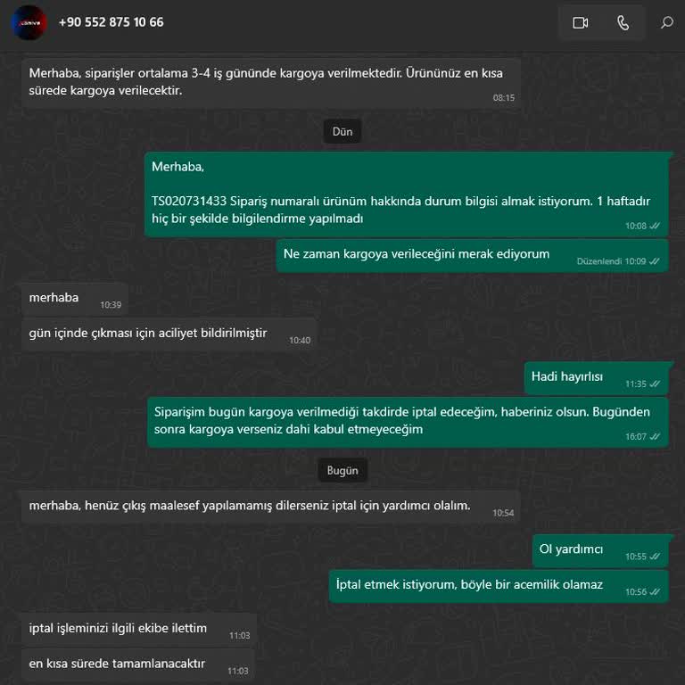 xDrive Bir Türlü Kargoya Verilmeyen Ürün