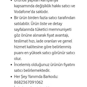 Vodafone Her Şey Yanımda 1 Alana 1 Kampanyası