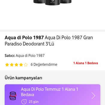 Vodafone Her Şey Yanımda 1 Alana 1 Kampanyası