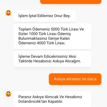 Kabasakalonline.com adı altında gelen mesaj ile girdiğim sahte siteden Hesap Çalındı