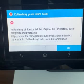 Pazarama Orijinal Diye Satın Aldığım HP Toner Orijinal Değil