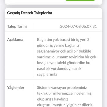 AratWifi Toroslar Şubesi İnternet Destek Sorunu