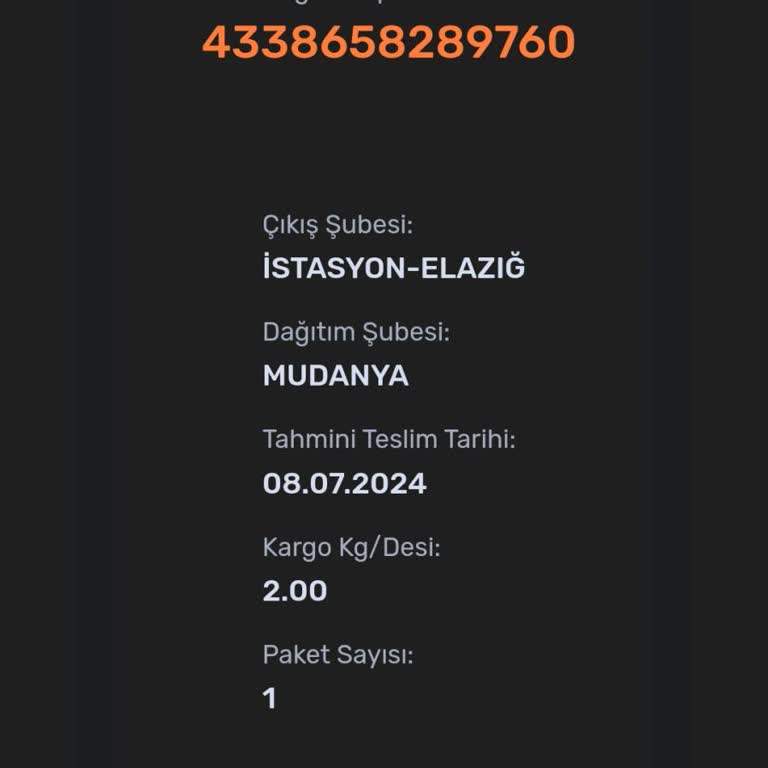 Aras Kargoda Paketim 5 Gündür Beklemede Çıkış Yapılmamakta