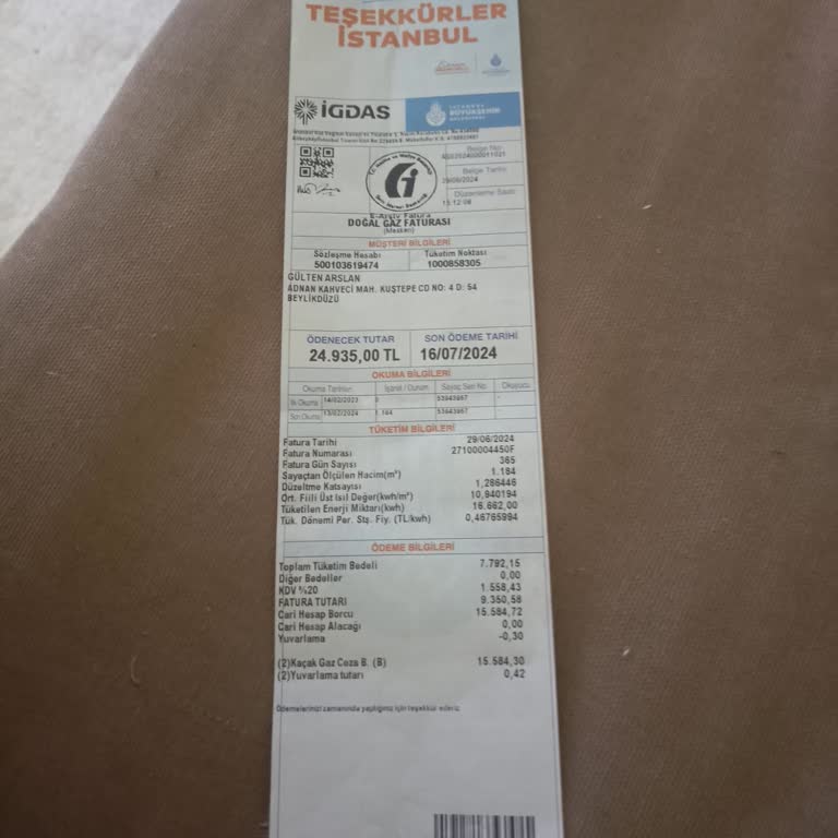 İGDAŞ Doğalgaz Cezası İtirazı Kabul Edilmedi