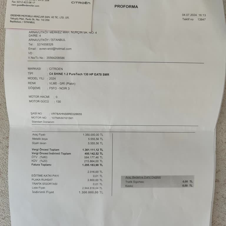 Citroen Bayisi Anlaşmalı Aracı Teslim Etmiyor