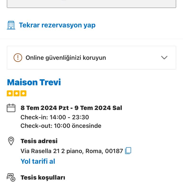 Booking.com Konun Çözülmesi İstiyorum