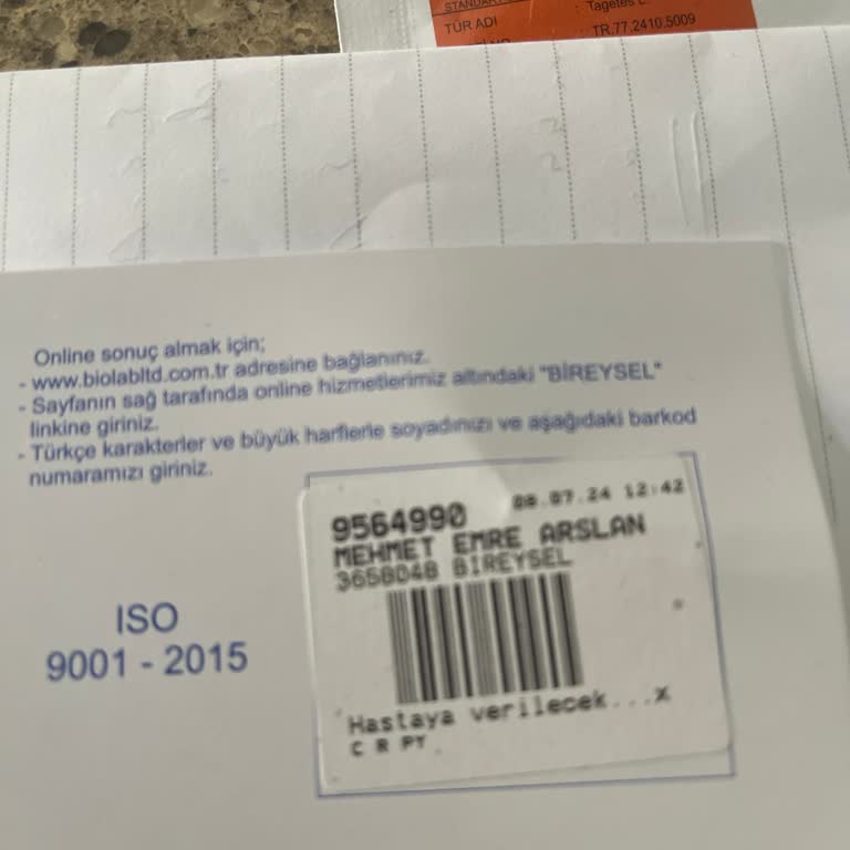 Biolab Laboratuvar Verilen Sureye Uyulmuyor.