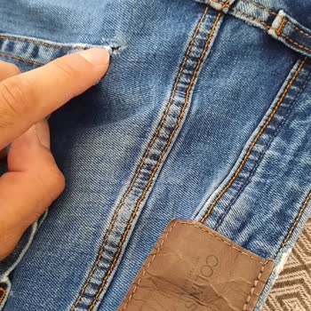 Colin's Kot Jean Pantolon Arka Ceplerde Yırtılmalar
