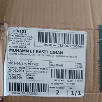 A101 Ayıplı Ürün Satışı