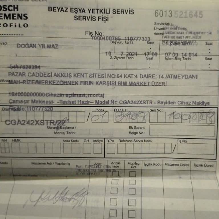 Profilo Çamaşır Makinesinde Çalışırken Gürültülü Ses Yapması