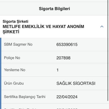 Metlife Emeklilik ve Hayat Tamamlayıcı Sağlık Sigortası