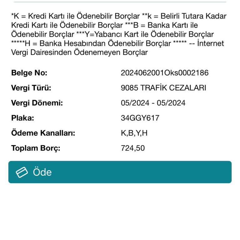 Gelir İdaresi Başkanlığı Kullanmadığım Araca Trafik Cezası Gelmiş
