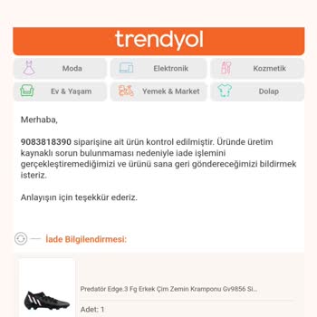 Adidas Predator Fußballschuhe schnelle Öffnung an beiden Seiten, nun kein Kundensupport