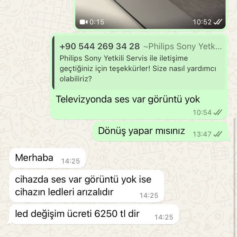 PHILIPS TV Philips Müşteri Hizmetleri Mağduru