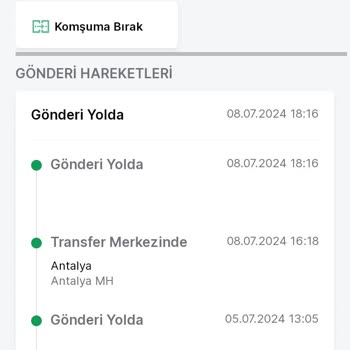 Trendyol Ekspres Firmasından Şikayetçiyim