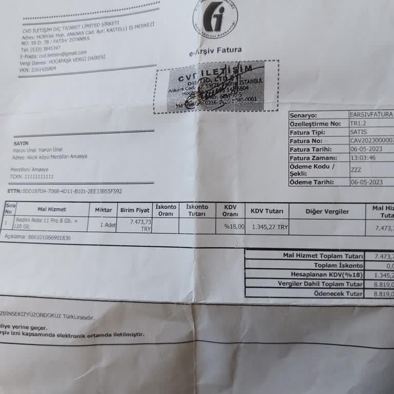 Xiaomi Trendyol'dan Satış Yapan Cvd İletişimden Şikayetçiyim