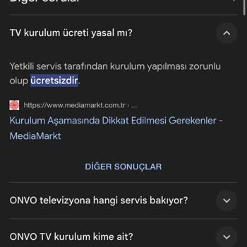 Senna TV SENNA/Onvo Kurulum Ücreti Talep Ediyor!