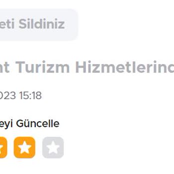 Moonlight Turizm Moonlight Pişmanlıktır 2 Şikayetim