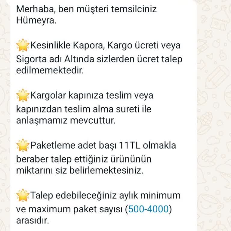 Evde Paketleme Türkiye Kişisel Bilgilerimin Güvenliği Konusunda Endişelerim Var
