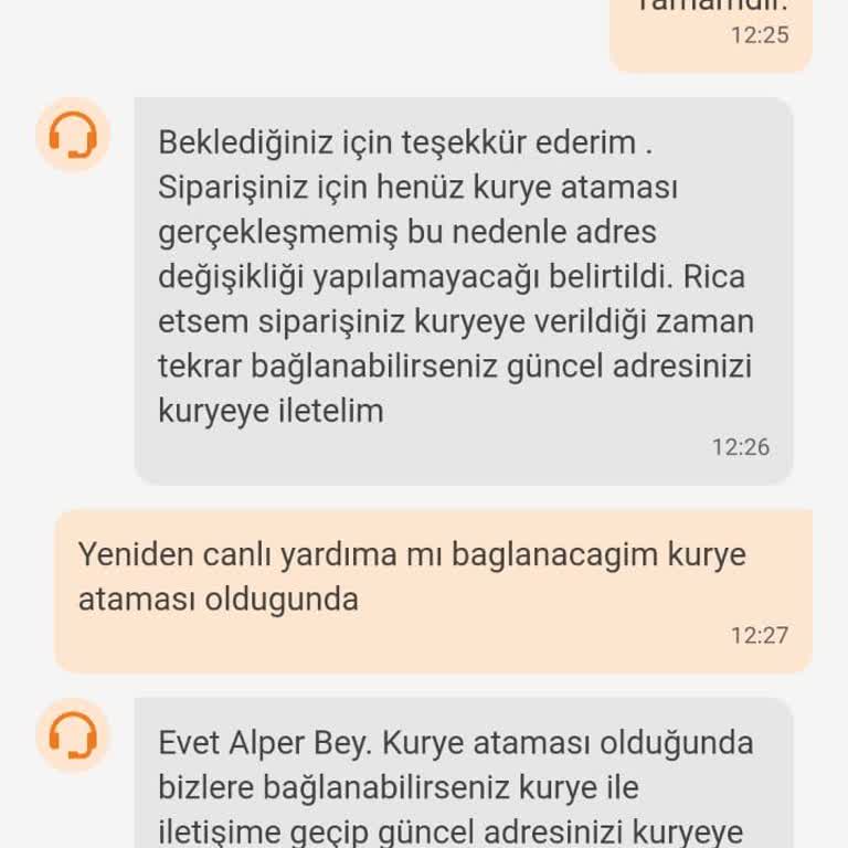 Trendyol Sipariş Değiştirememe Ve Yanlış Bilgi