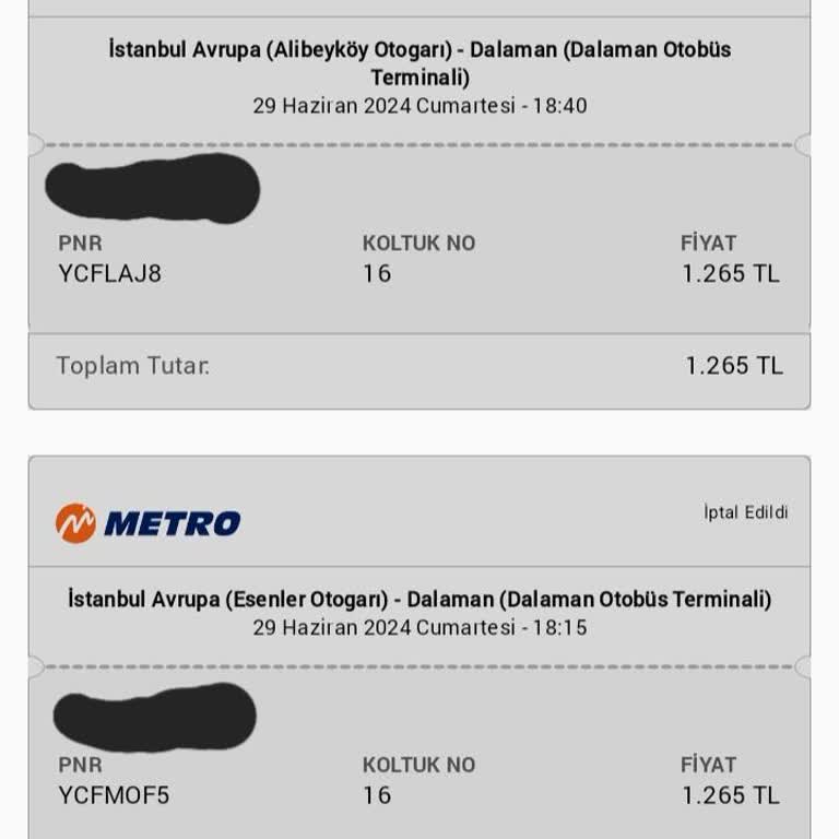 Metro Turizm Canceled My Trip at Last Minute – Refund Still Pending