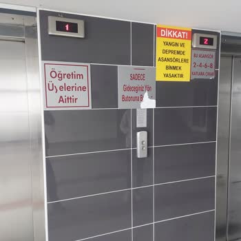Atatürk Üniversitesi Araştırma Hastanesi Asansör Uygulamasının Yanlışlığı!