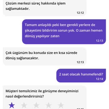 Getir Bozuk Ürün Değişime Gelmediler