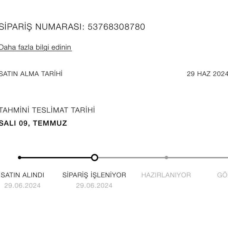 Zara İnternet Alışveriş Sorunu.