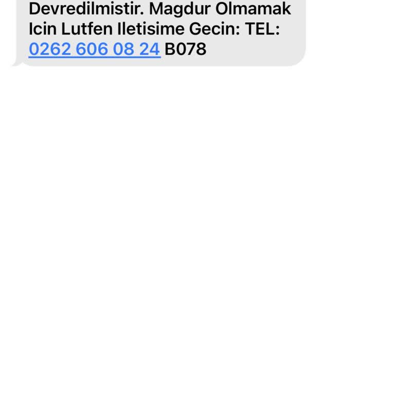 TAYFUNSNBL (SMS) İlgisiz Mesaj İletimi