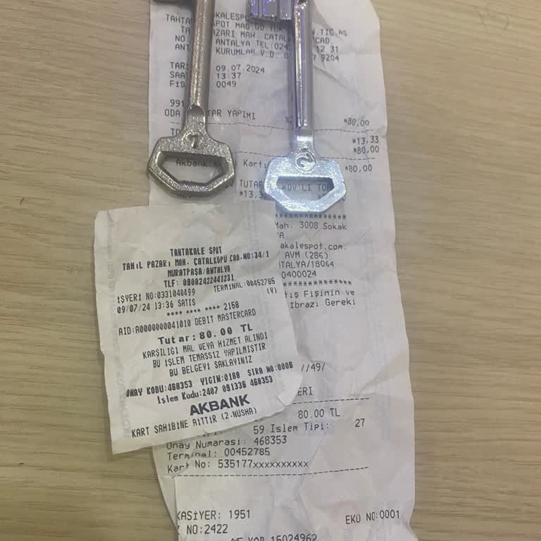 Tahtakale Spot Şarampol Antalya Şubesi İşgüzar Anahtarcı