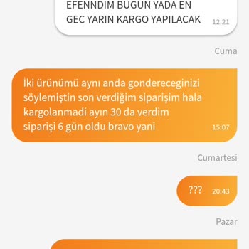 Trendyol Rudi Armatör Şikayet