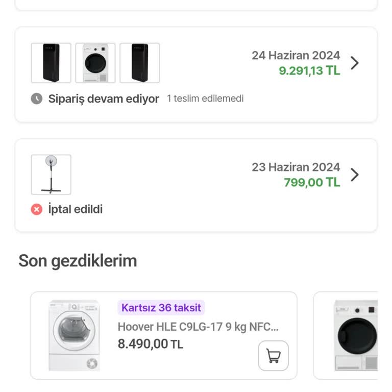 Hepsiburada'nın İlgisizliği, 1Aydır Kargo Bilgisi Girilmeyen Makineler