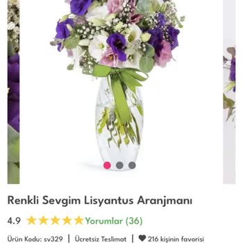 Osevio Eksik Gönderilen Çiçek