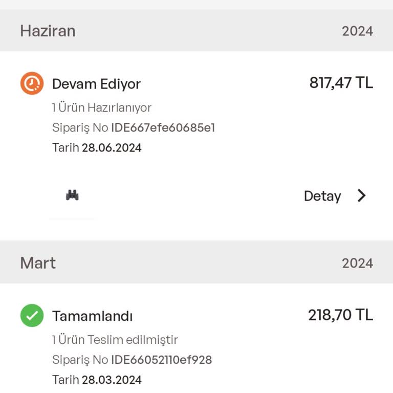 İdefix 'ten Ürün İptali Yapamıyorum