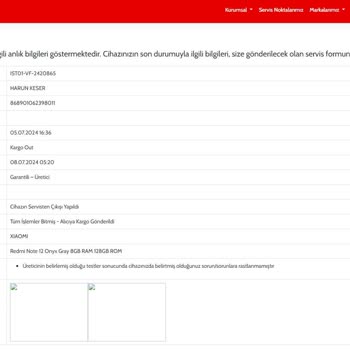 Ouno Service Redmi Note 12 Cihazında Yaşanan Sürekli Sorunlar