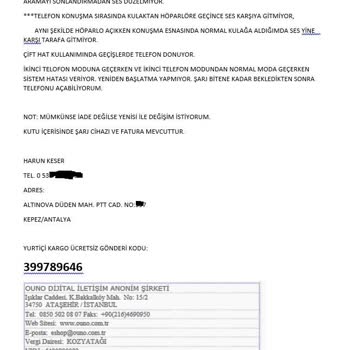 Ouno Service Redmi Note 12 Cihazında Yaşanan Sürekli Sorunlar