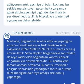 TurkNet İnternet Ve Teknik Servis Harikası