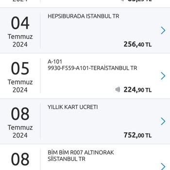 Yapı Kredi Bankası Yıllık Kart Ücreti