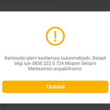 VakıfBank Kart Kısıtını Kaldırmıyor!