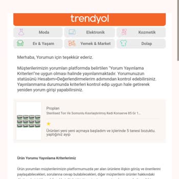 Trendyol'da Satın Alınan Ürünün Kalitesi Ve Yorum Politikası