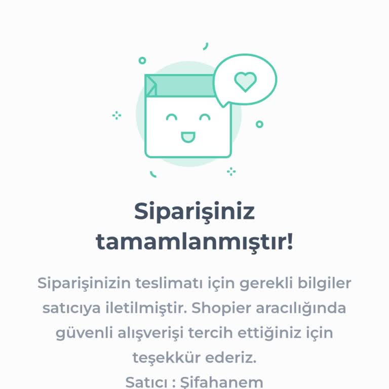 Şifahanem (Instagram: Sifaahane__) Satın Alınan Ürünün  Tarafıma Ulaşmaması