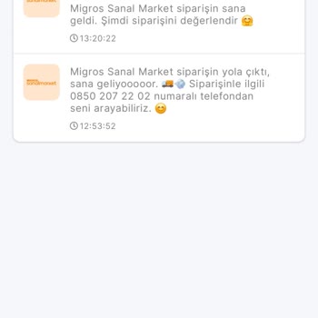 Migros Teslim Edilmeden Teslim Edildi Bilgisi