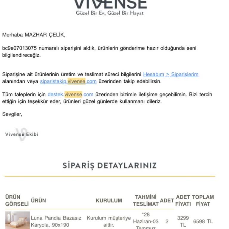 Vivense Üretilmeyen Ürünü Sattılar