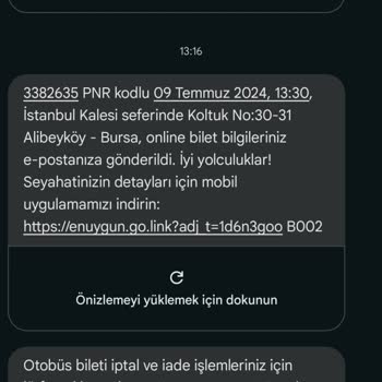 Enuygun.com Saçmalık Ekrandaki Bileti Alıyorum Başka Yer Ve Saat Olarak Kesiliyor