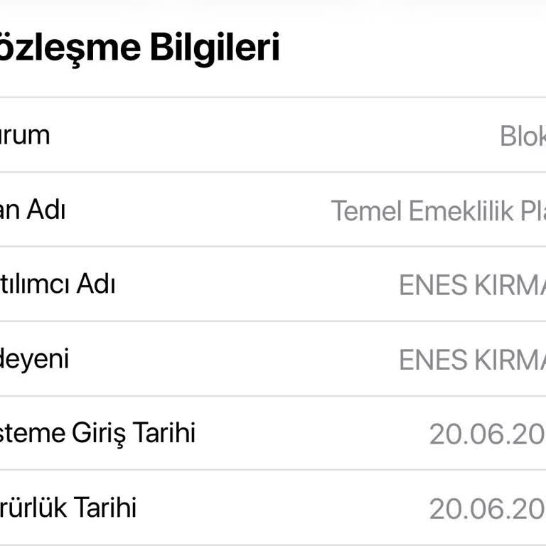 Türkiye Hayat Emeklilik BES Blokeli Ancak Detaylı Çözüm Yok