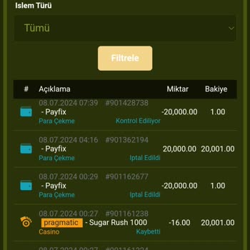 Betarma Bonus Kazancım Hesabıma Geçmedi