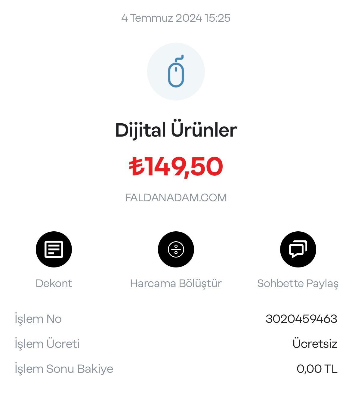 FaldanAdam Faldan Adam Destek Üyelik İptali - Şikayetvar
