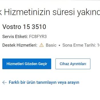 Dell Teknoloji Vostro 15 3510